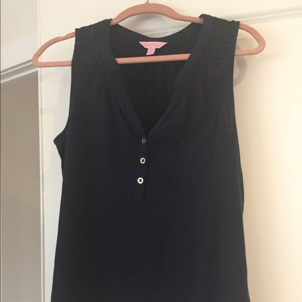 Lilly Pulitzer Essie sleeveless top- medium